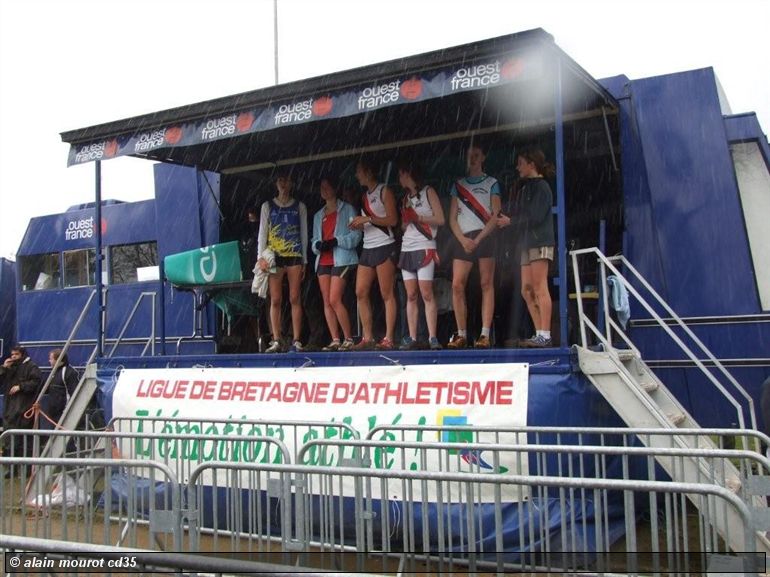 Un podium plein de Stadistes